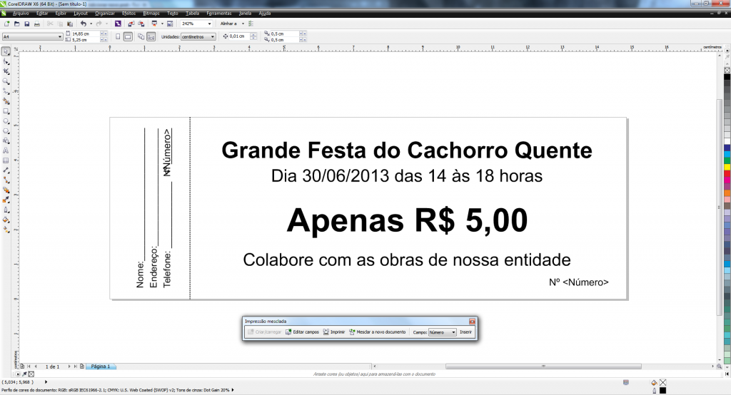 Numerador pronto